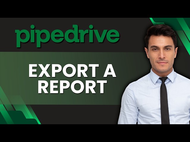 How to Export a Report From Pipedrive | Easy Guide 2026