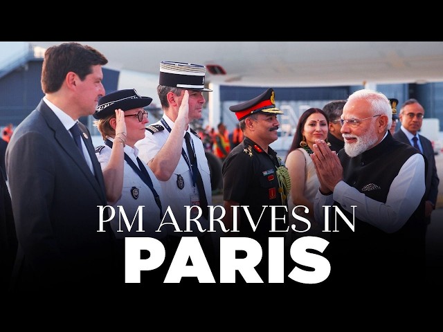 LIVE: PM Modi arrives in Paris