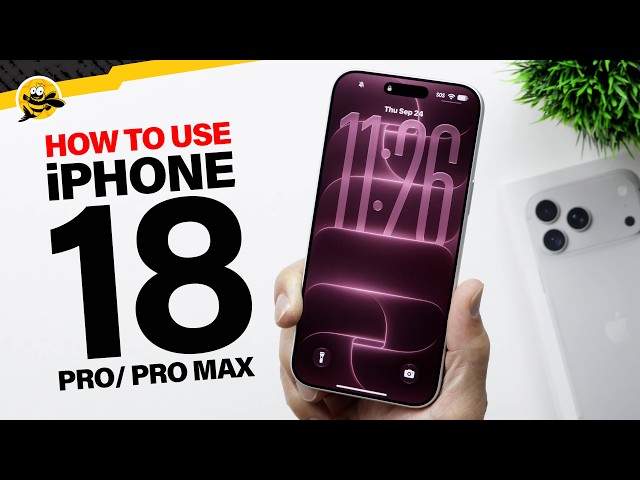How to Use iPhone 18 Pro / Pro Max (Beginners Guide)