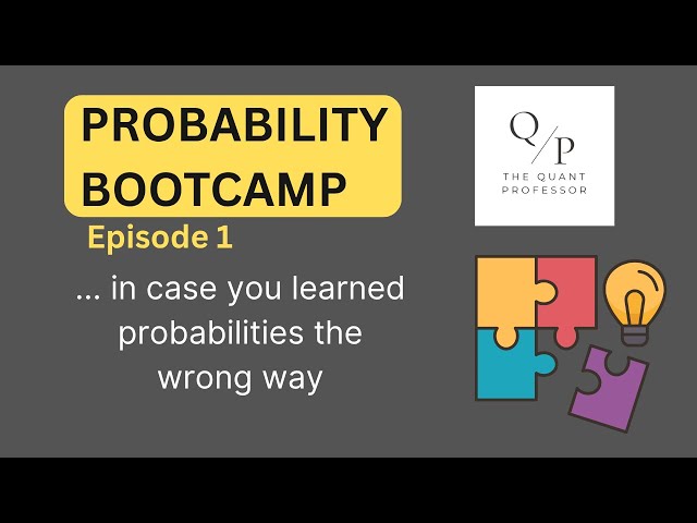 Probability Bootcamp: From Basics to Bayes'