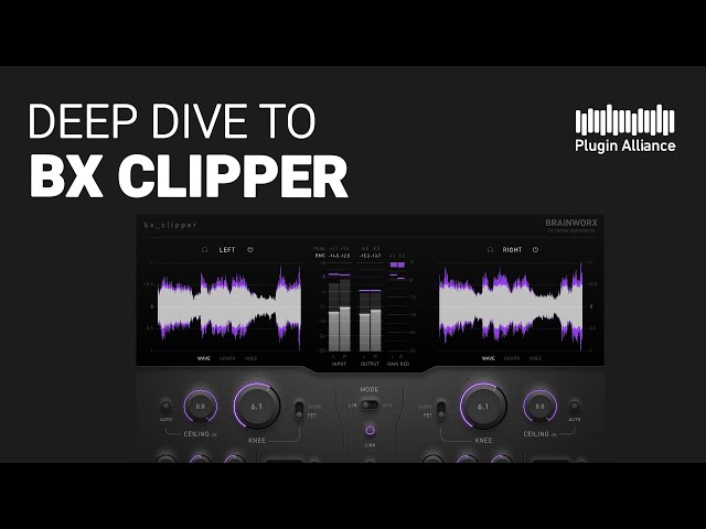 The BX CLIPPER by Plugin Alliance guide tutorial walk through