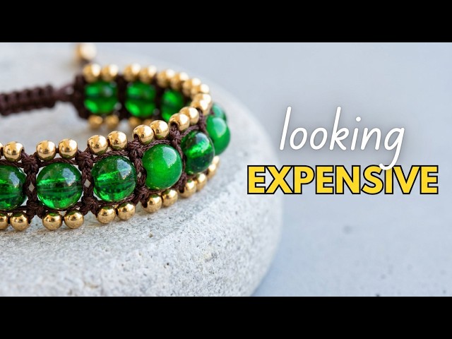 An Elegant Bracelet Made with One Simple Knot | Easy DIY Tutorial 💚✨