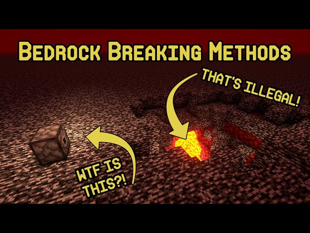 Minecraft Bedrock Breaking Methods