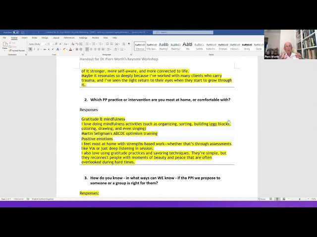 PP2.0 International Conference 2025 Keynote Workshop 2 by Dr. Piers WORTH