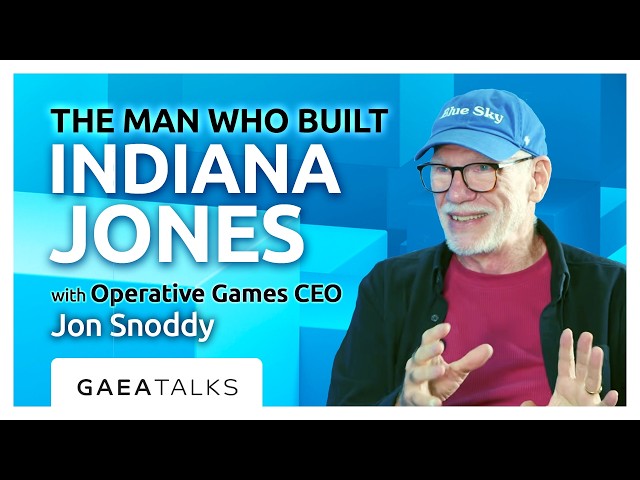 GAEA Talks Live from HumanX - The Man Who Built Indiana Jones with Operative Games CEO Jon Snoddy