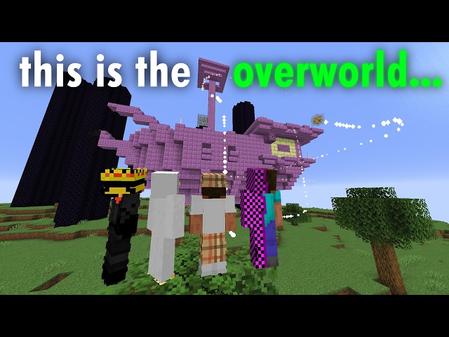 Minecraft, but every dimension is The End..