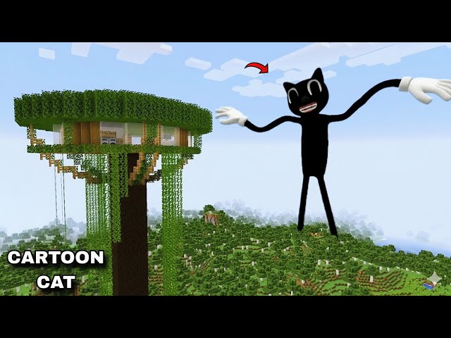 SURVIVING AGAINST SHIN CARTOON CAT ARRIVAL in Minecraft 😱🔥 | Coffin Meme Gameplay Challenge