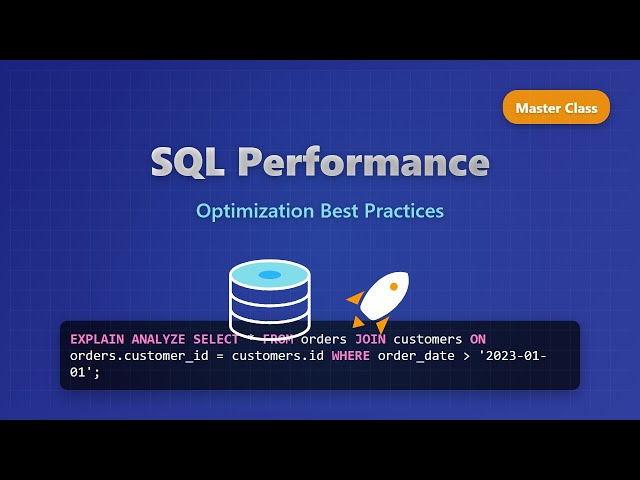 🚀 SQL Performance Optimization: Boost Your Database Speed!
