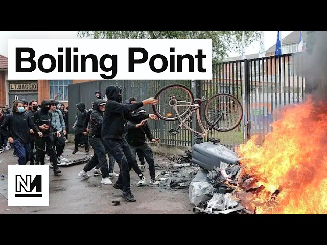French Students SET FIRE To Schools In Nationwide Protests