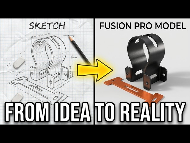 How to make a STEEL BRACKET  in Autodesk Fusion using Sheet Metal