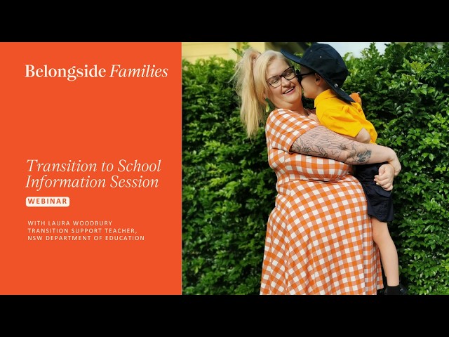Transition to School Information Session: Webinar