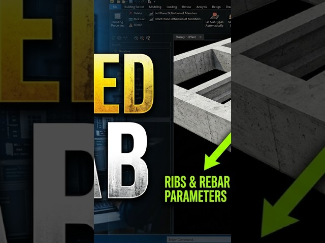 How to Design a Ribbed Slab in Protastructure