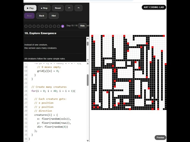 Learn creative coding with Art Coding Lab