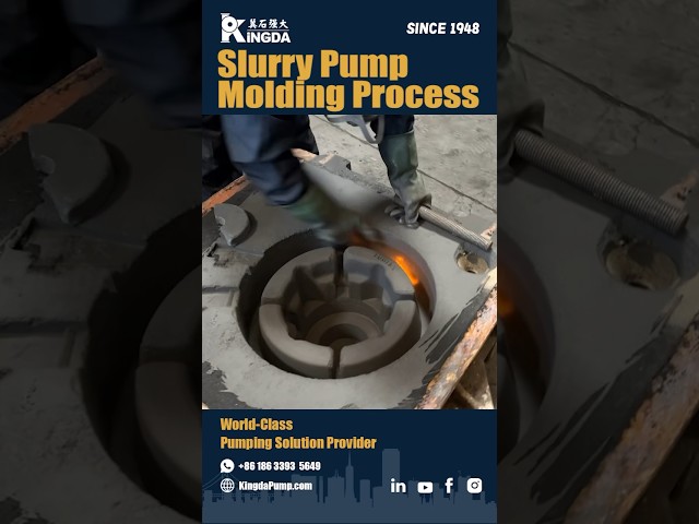 Kingda Slurry Pump Molding Process #slurrypumpmanufacturers #slurrypumpspareparts #slurrypumpparts