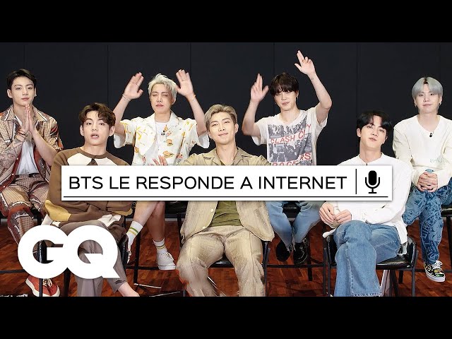 #bts  responde lo más buscado de Internet | Lo más buscado | GQ México y Latinoamérica
