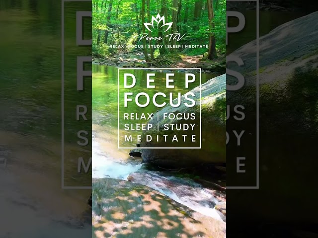 DEEP FOCUS FLUTE MUSIC #flutemeditation #waterfall