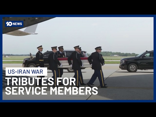 Trump Pays Respect To Four US Soldiers Killed In War With Iran | 10 News