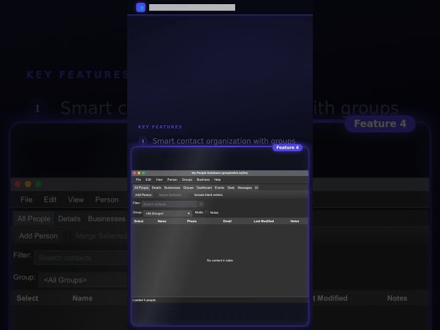 Complete solution for contact management and | MyPeopleDatabase | Shorts