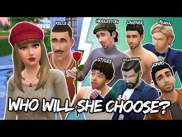 Taylor Swift Dates Travis Kelce AND 6 EX-BOYFRIENDS AT ONCE (Pt. 1) | Sims 4 Gameplay