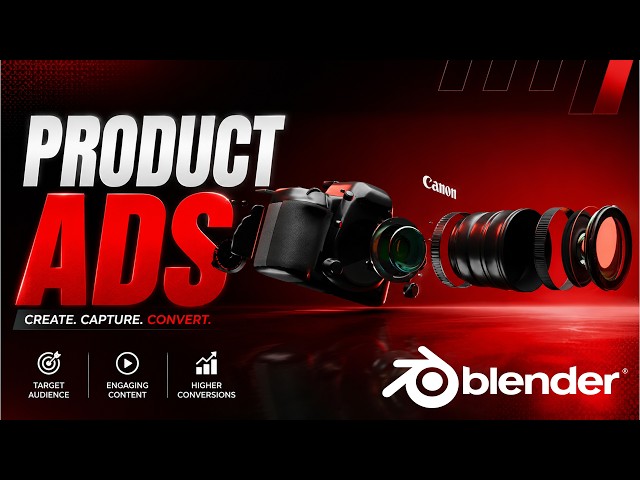Create Cinematic Product Ads in Blender | Full Tutorial