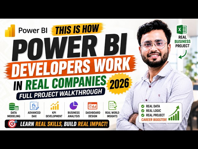 This Is How Power BI Developers Work in Real Companies | Full Project Walkthrough | By Ankit Mishra