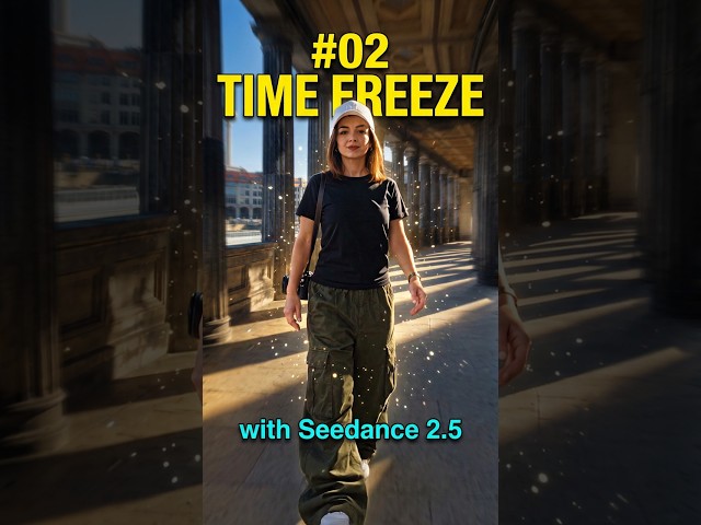How to create the perfect time freeze in Seedance 2.5