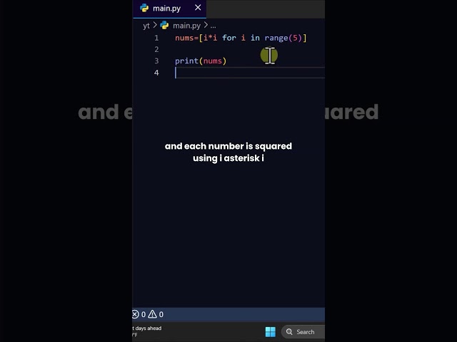 Create Lists in One Line Like Magic ✨ #coding #python #stem #science