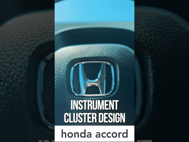 Honda Accord Hidden Gauge Design #hondacars #hondaaccord #hondatech #hondaaccord2026 #hondausa