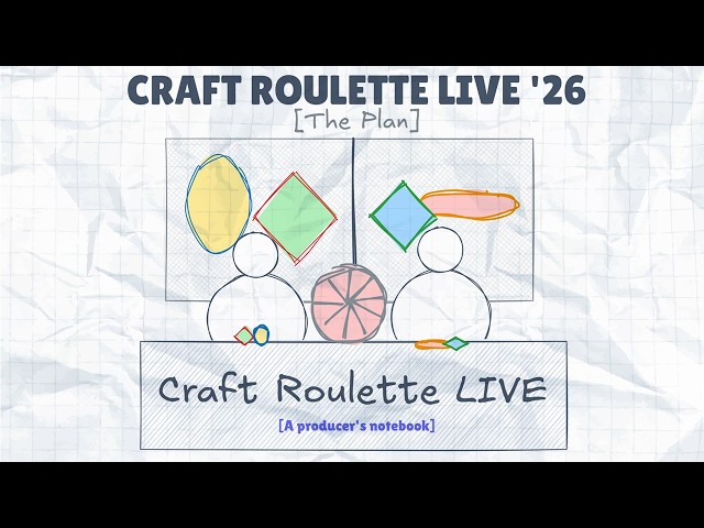 Craft Roulette Live '26 - The Plan & Virtual Event Explained