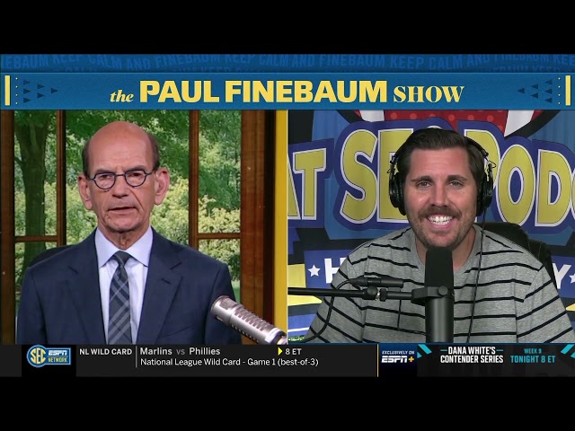 Mike on "The Paul Finebaum Show" A&M Beats Bama by 14; Napier Firing Coming?