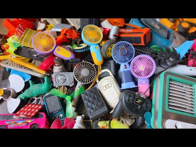 how to make awesome ideas from scrap / breaking and opening toys / dc motor fan