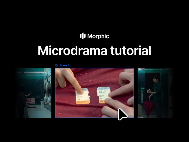 How to create your own Microdrama | Morphic Tutorial