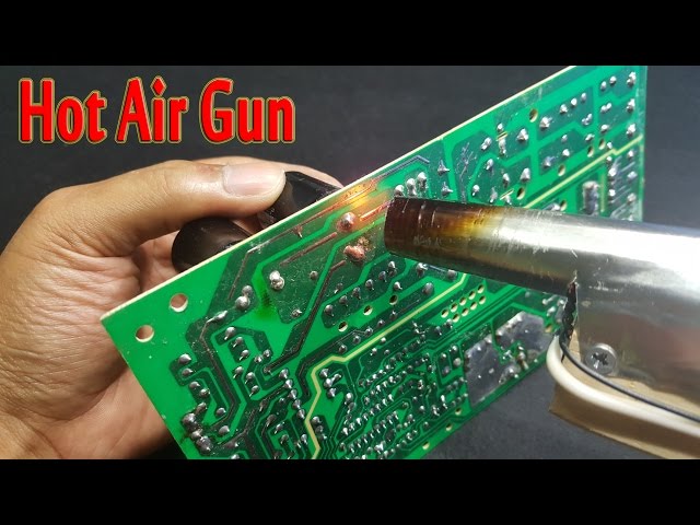 How To Make A Mini Hot Air Gun Simple At Home