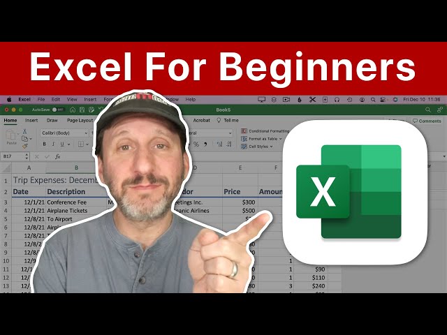Microsoft Excel For Absolute Beginners
