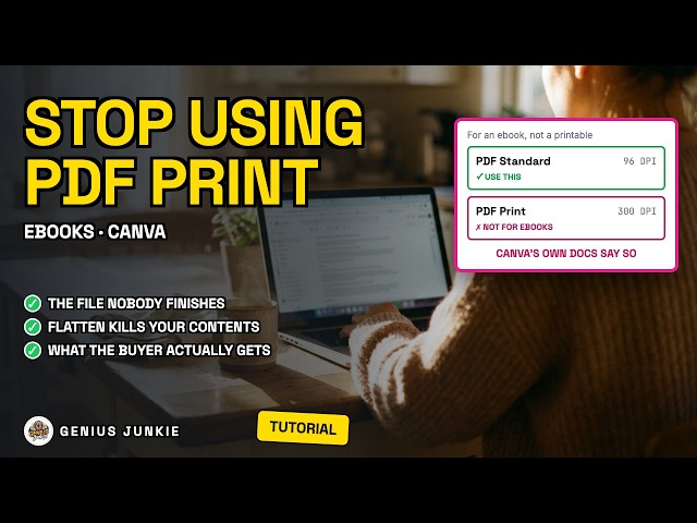 How to Make and Sell an Ebook in Canva (The Export Everyone Gets Wrong)