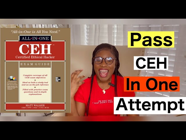 How I pass the CEH Exam v11 | Study Techniques | Resources | Tips                 #CEH #CEHv11