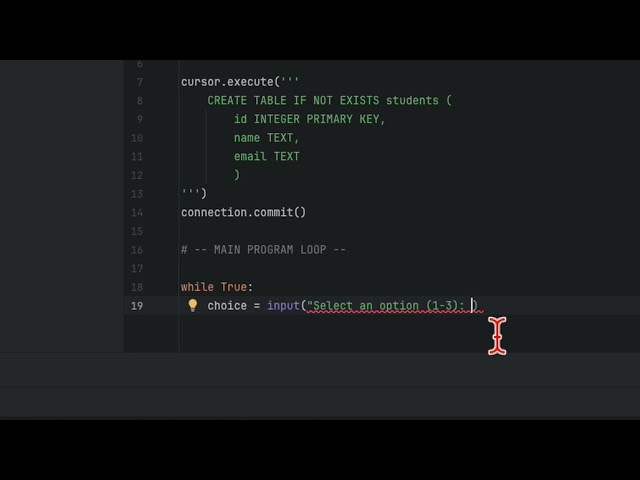 Python + SQLITE3 Part 2