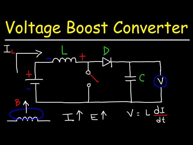 Boost Converters - DC to DC Step Up Voltage Circuits