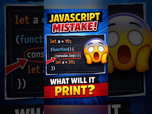JavaScript hoisting guess the output