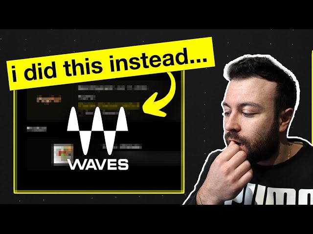 Waves plugins wanted me to join and I said NO!