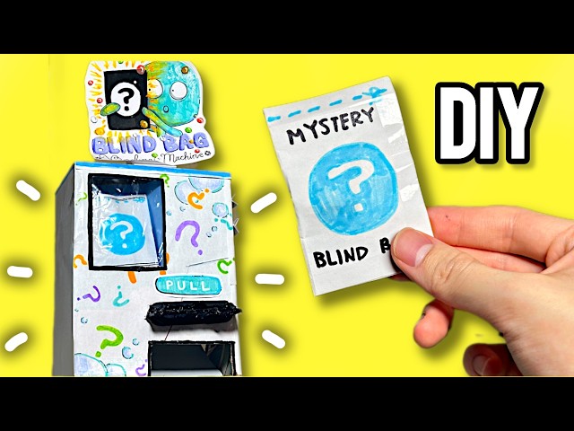 making a blind bag VENDING MACHINE...