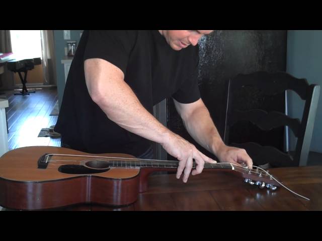 How to String an Acoustic Guitar