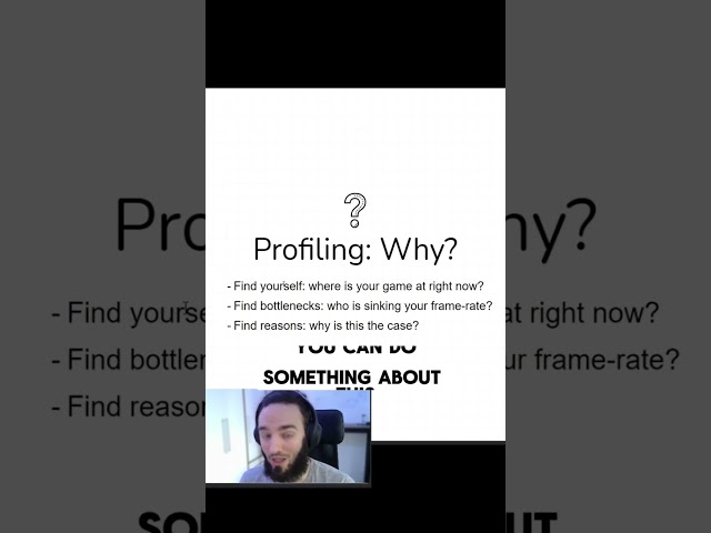 190. Why do we profile the performance of Unity games?