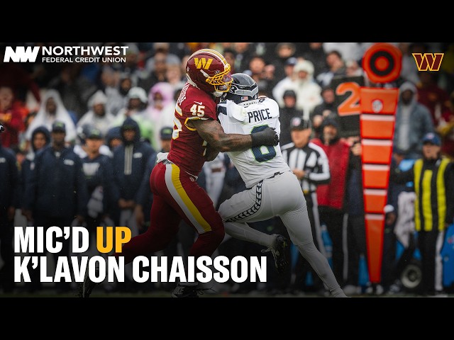 K'Lavon Chaisson Mic'd Up For The Home Opener Win vs. Seattle | Washington Commanders
