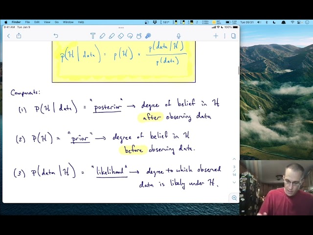 Bayesian statistics -- Lecture 2 -- The language and concepts of Bayesian statistics