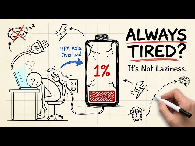 Why You're Always Tired. It's Not Your Sleep (Science Explained)