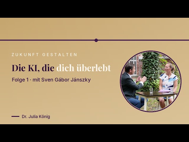 "The AI that outlives you" — Futurist Sven Gábor Jánszky | Shaping the future #1