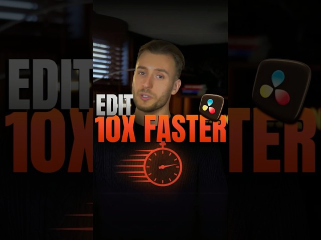 🎬 DaVinci Resolve Editing Tips: Save Time & Edit Faster! ⚡🎥