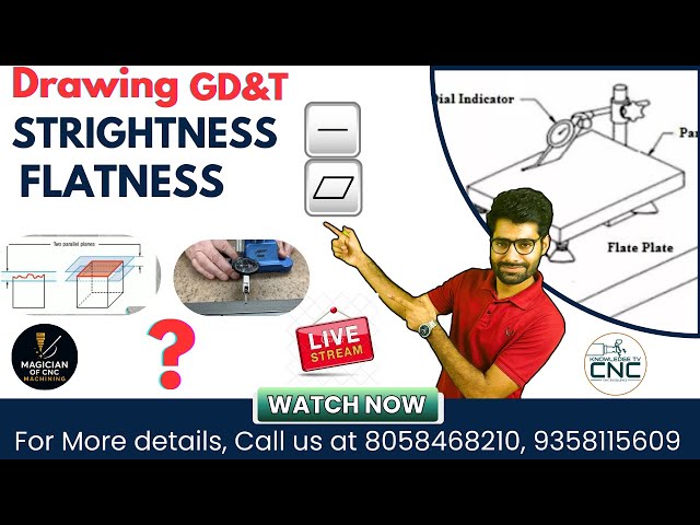 Straightness vs Flatness LIVE | GD&T में Tolerance Zone और Checking Method | Height Gaug
