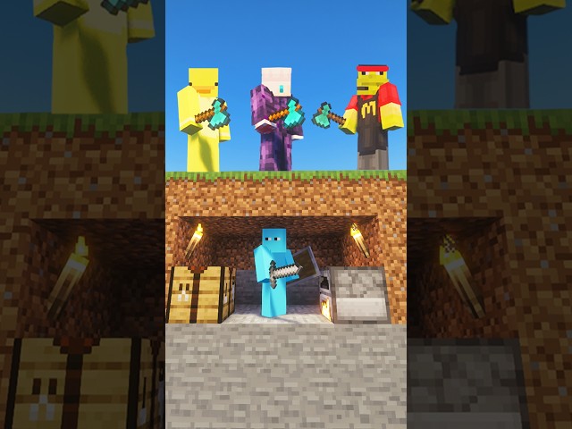 Minecraft Manhunt In 3 Minutes